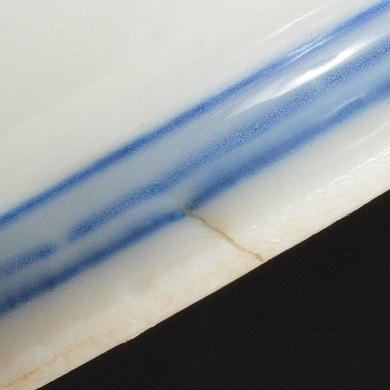 九谷焼　堀江青光作　色絵唐子文　波出茶碗　10客　共箱　V　6261