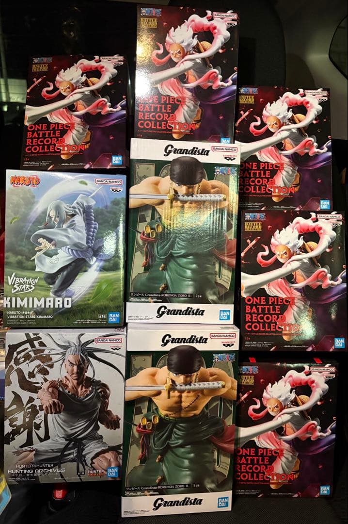 ONE PIECE ・ハンターハンター・ナルト　フィギュア　9体セット
