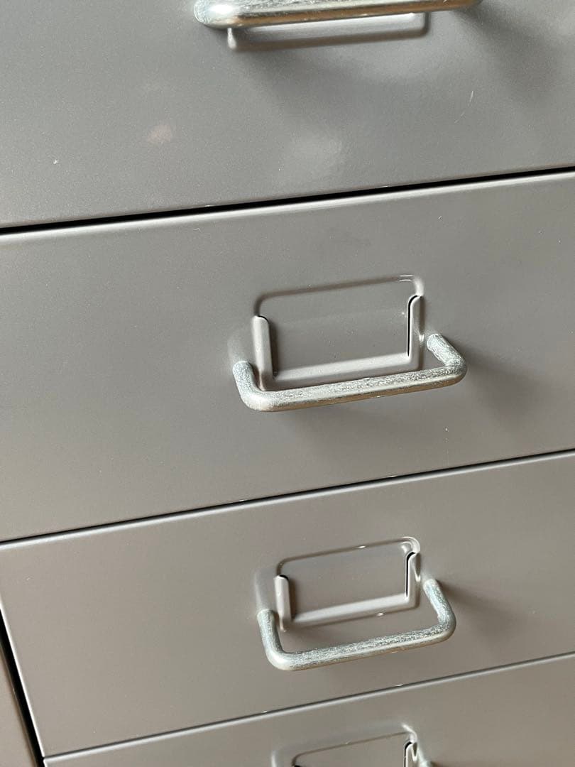 廃盤 IKEA イケア HELMER ヘルメル 引き出し　スチール キャスター付