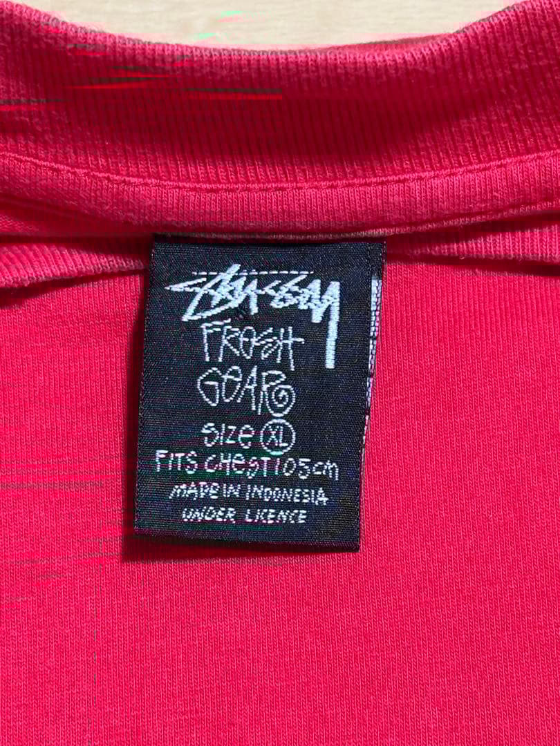 ア*ツ様 old stussy 80s 黒タグ オールドイングリッシュ ロゴ T