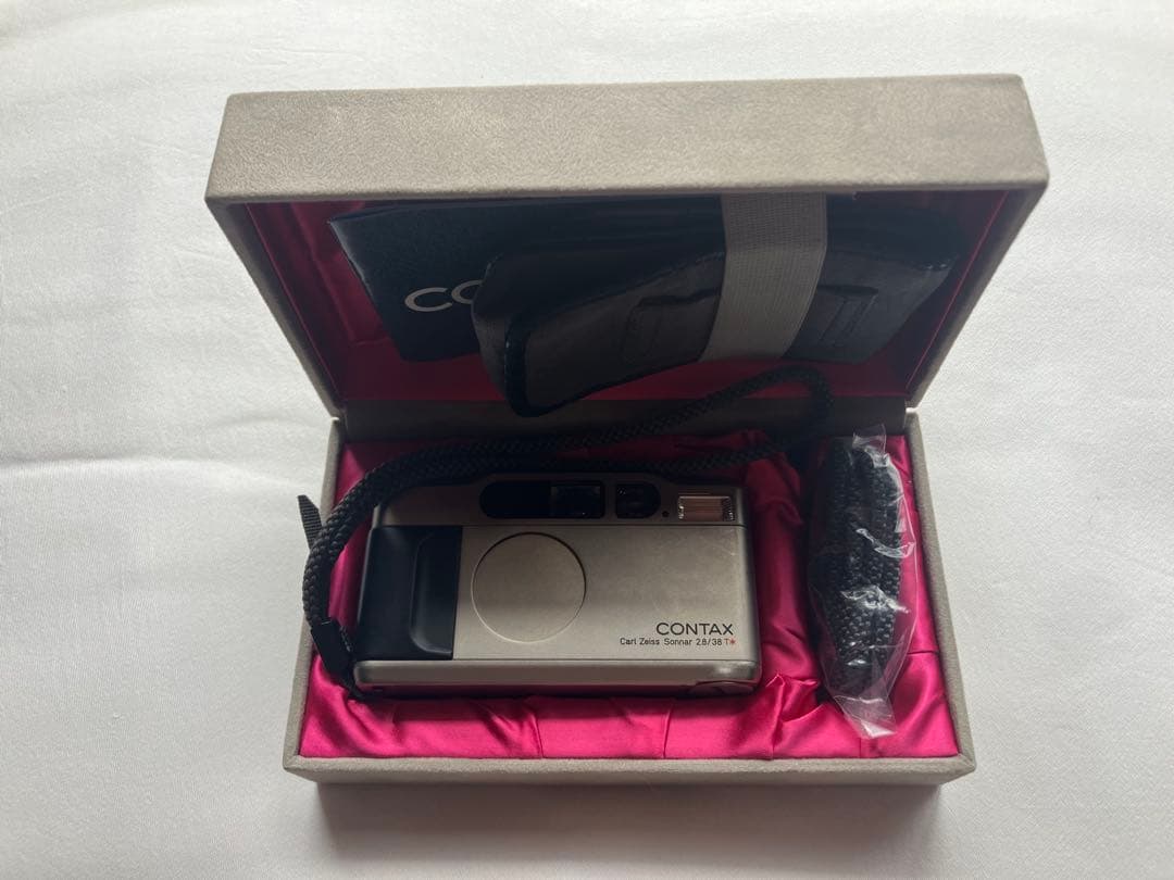 CONTAX T2 コンパクトフィルムカメラ シルバー