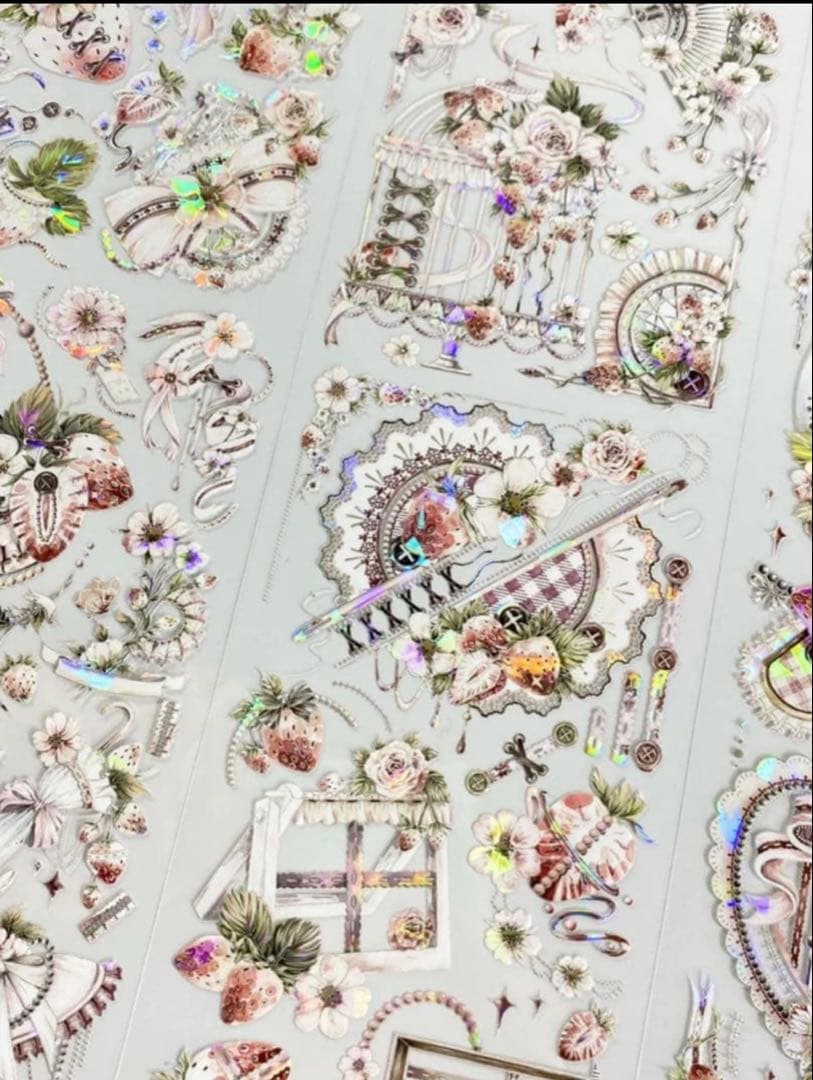 ⭐️SALE⭐️梧桐鹿文创《苺色心事》海外マスキングテープ　マステ 【1909】