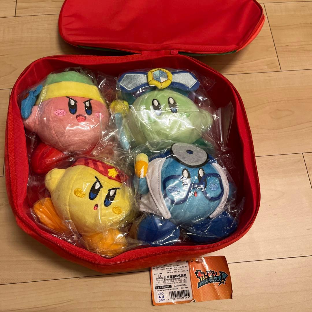 星のカービィ バトルデラックス！ ぬいぐるみ4体セット Loppi限定BOX付き