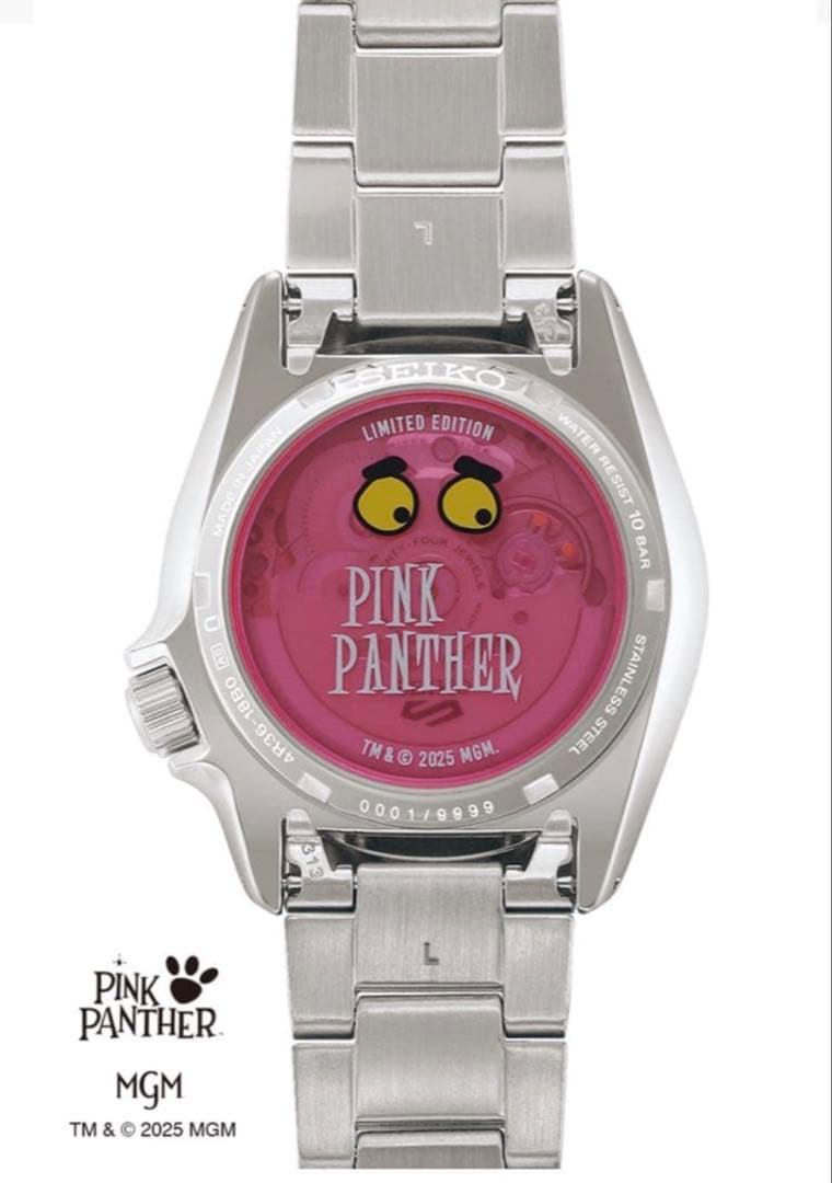 セイコー5スポーツ SKX series ピンクパンサー SBSA321