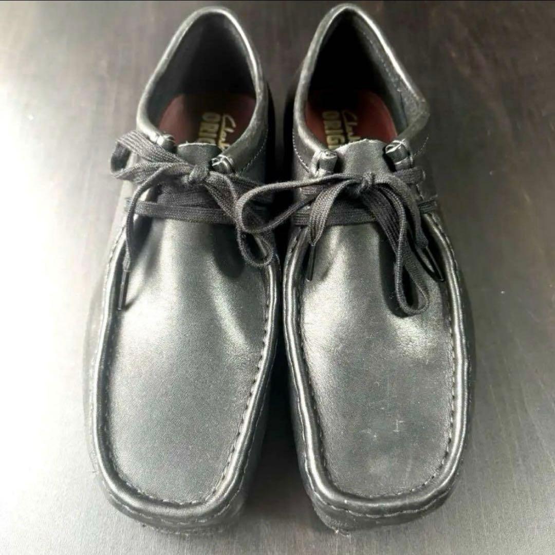 クラークス オリジナル　CLARKS 　ワラビー ブラック レザー EU41