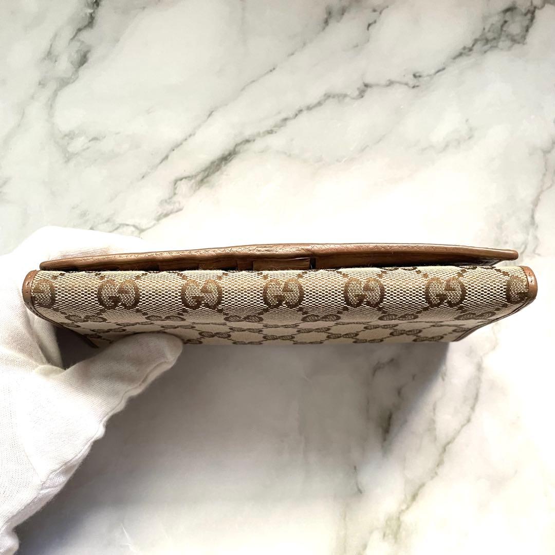 GUCCI グッチ　長財布　GG キャンバス　2つ折り財布　1010-④
