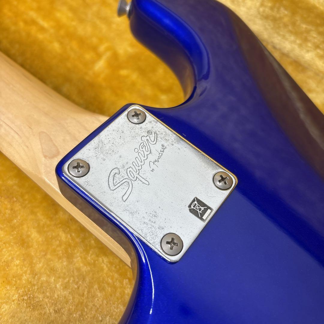 スクワイヤー　ストラトキャスター　ブルーメタリック