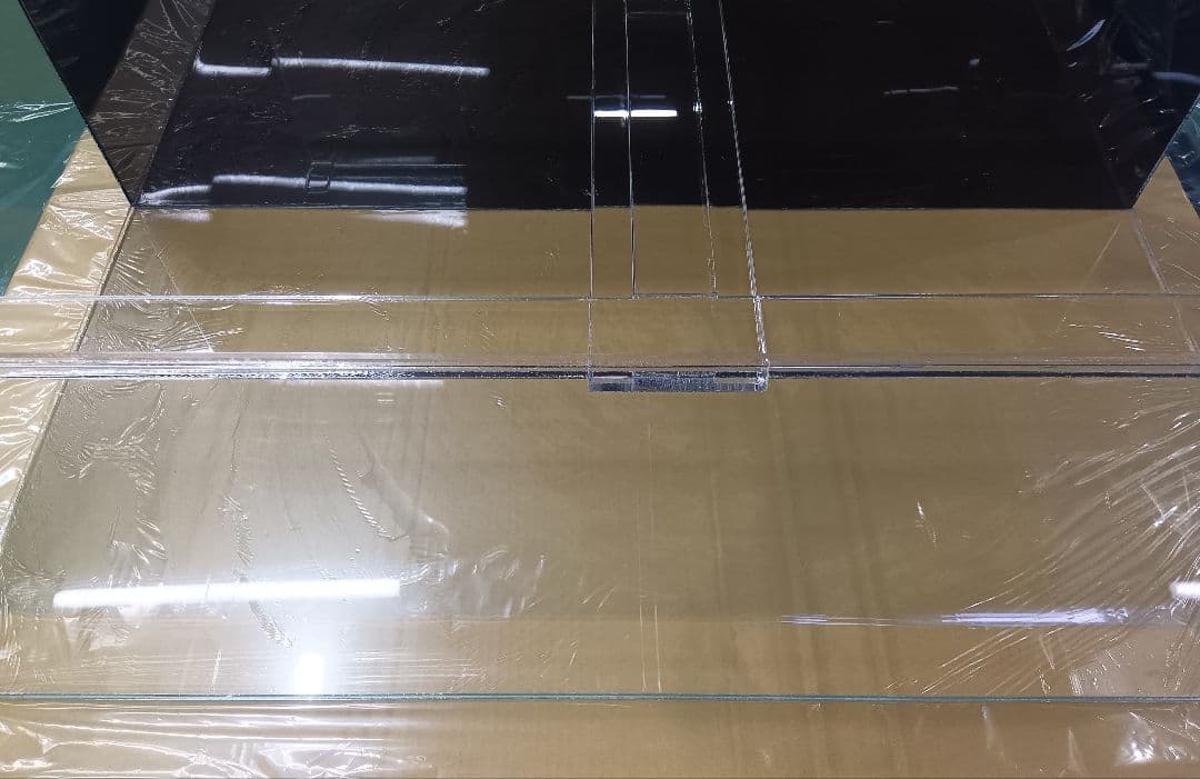 アクリル水槽 背面ブラック W1200 D600 H450 ワンオフ 佐川発送