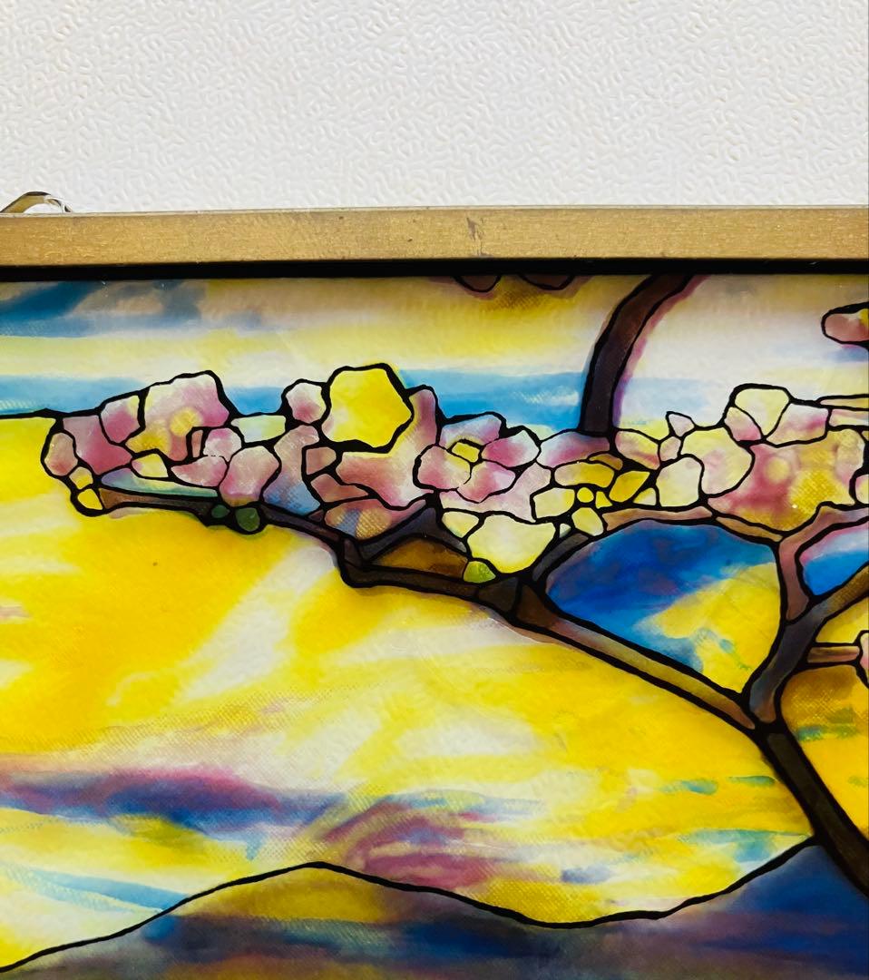 ルイス・C・ティファニー ステンドグラス 【マグノリア&アイリス】