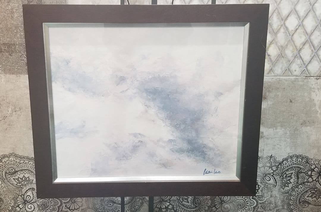 油絵　肉筆絵画 F8サイズ「SKY」
