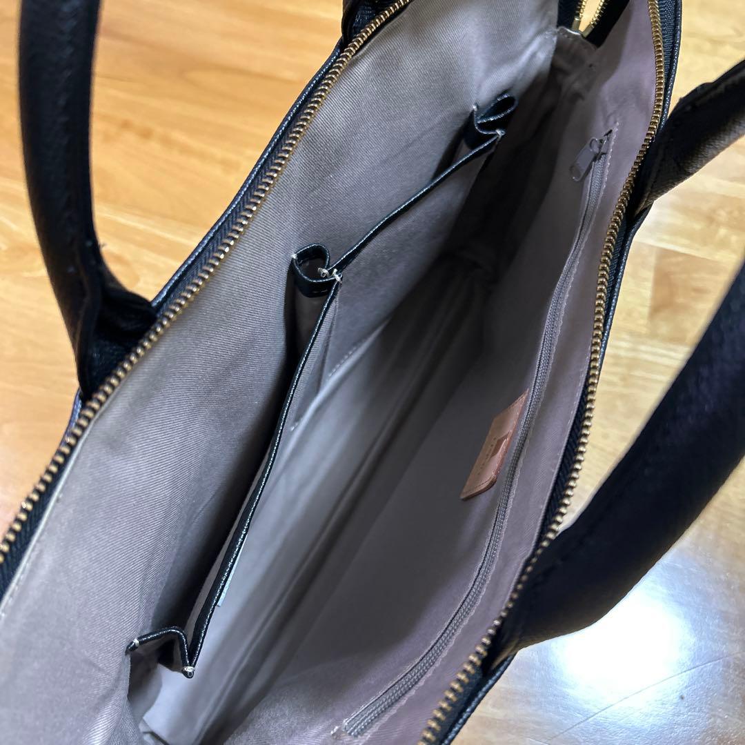 東急ハンズ別注 TRION トライオン 薄マチ ブリーフケースA4 SS112H