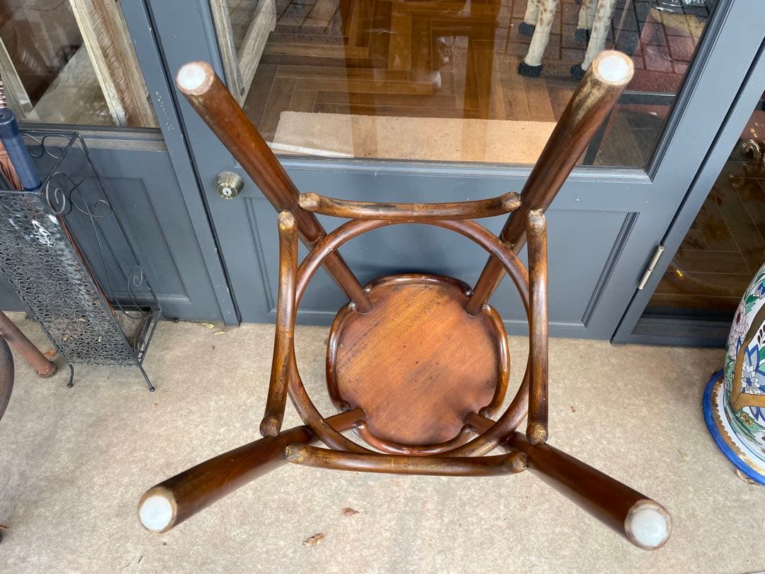 B7109【曲木】スツール ハイスツール カウンターチェア アンティーク