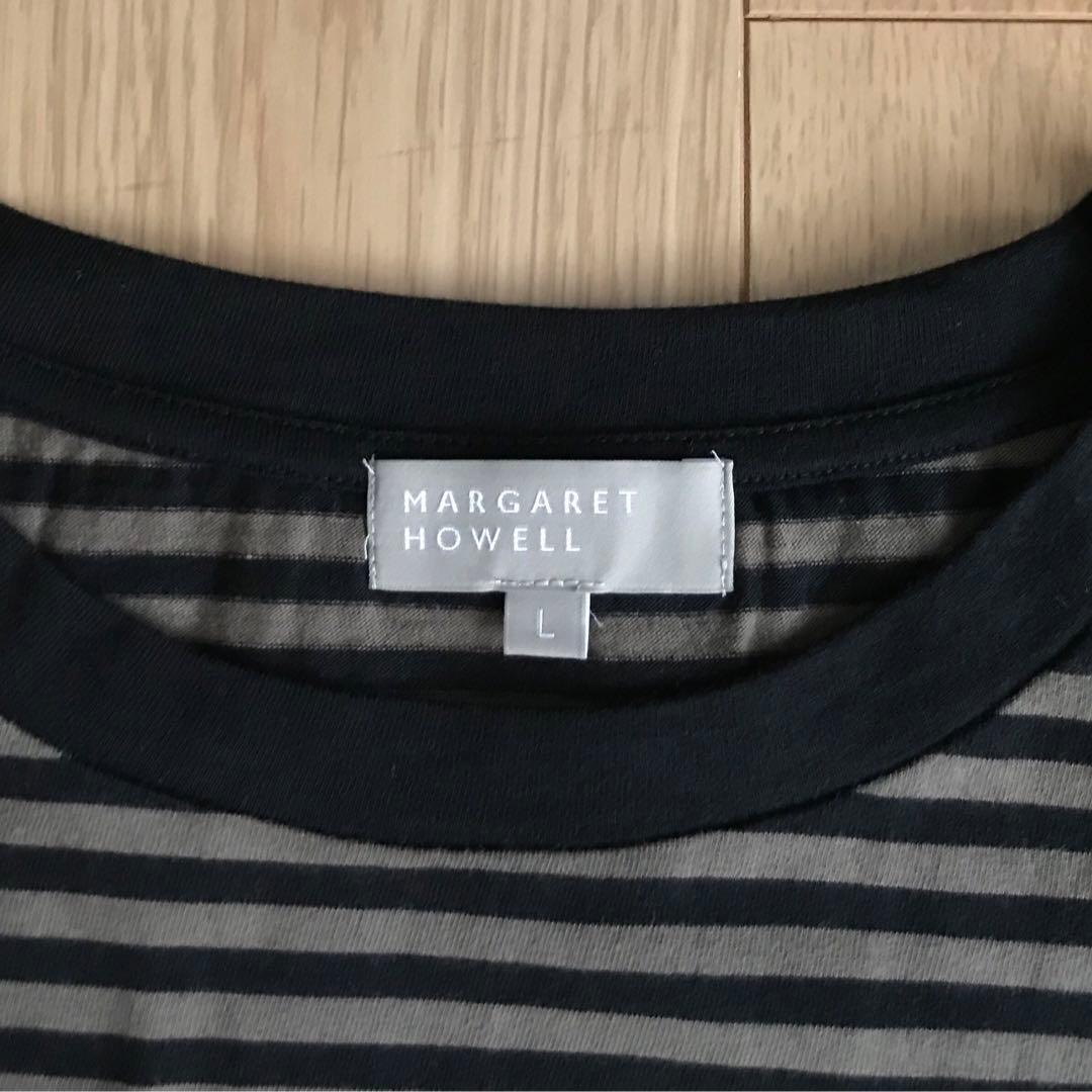 【新品】MARGARET HOWELL STRIPE COTTON JERSEY