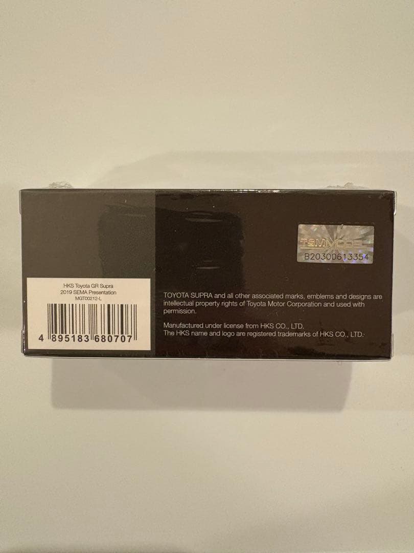 ミニカー MINI GT HKS Toyota GR Supra 2019 SEMA