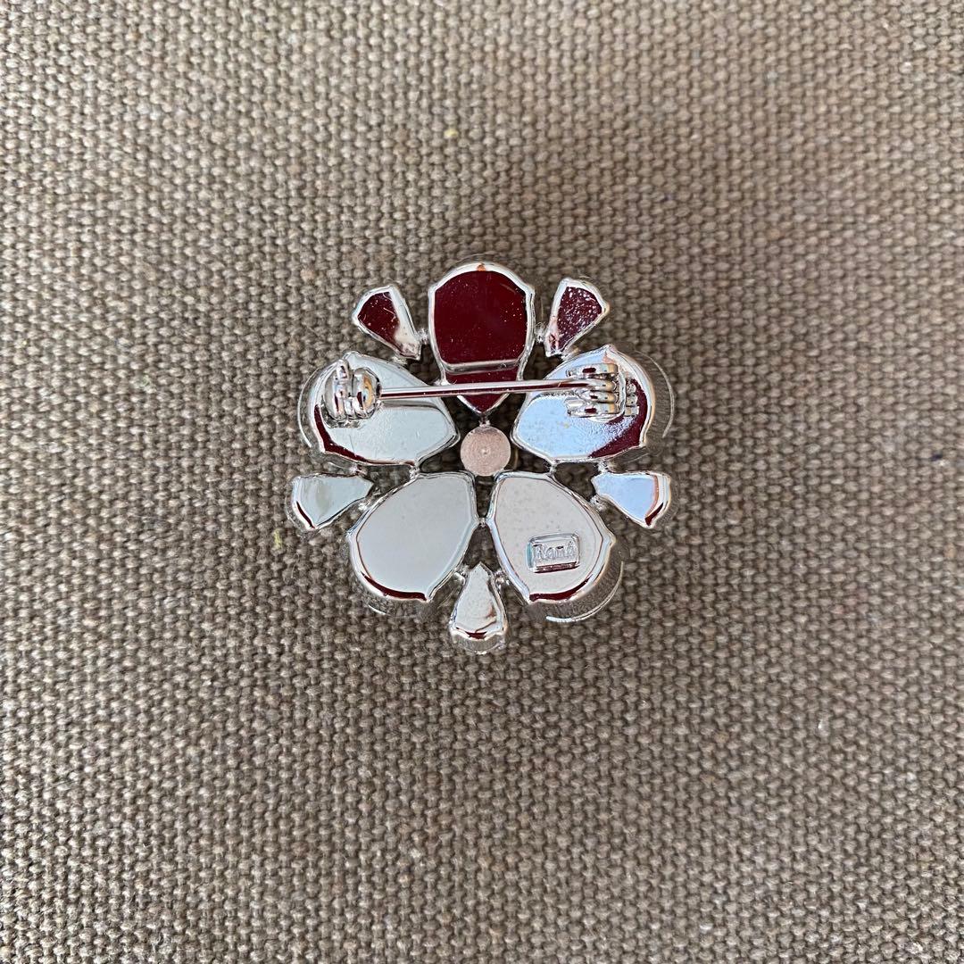 Rene ルネ 花型 ブローチ レディース