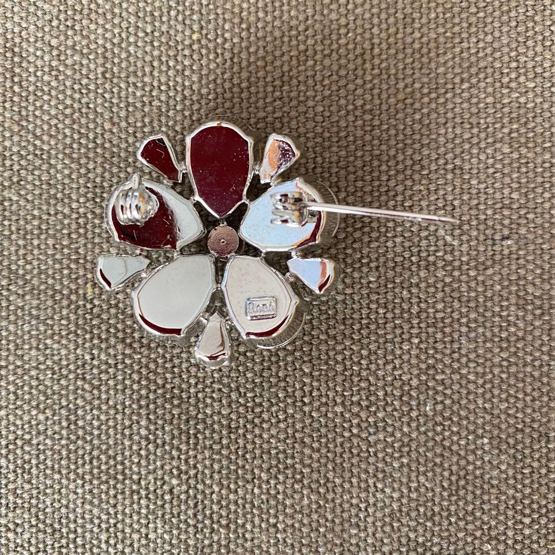 Rene ルネ 花型 ブローチ レディース