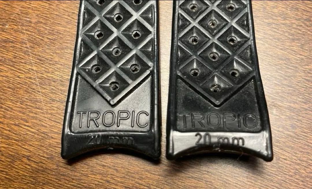 【当時物・スイス製】ヴィンテージ TROPIC トロピック ラバーベルト20mm