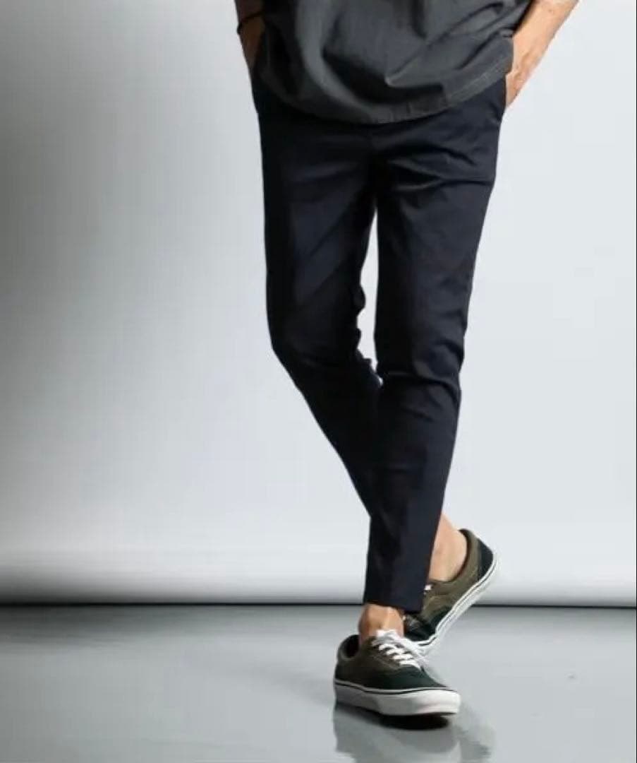 【DUFFER】「超伸縮「ガムストレッチ」接触冷感 スキニー イージーチノパン