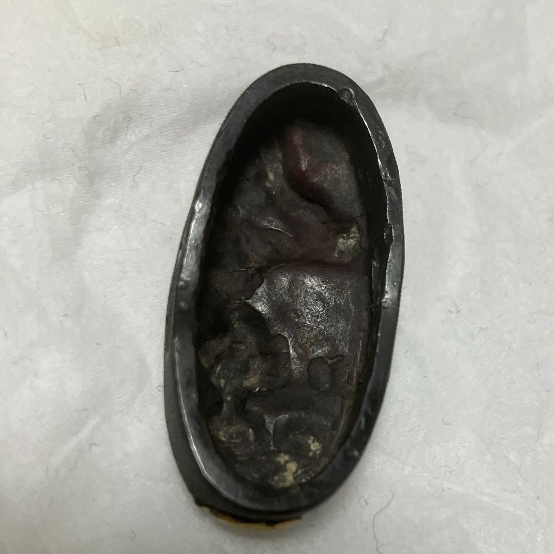 刀　縁頭　頭　龍　アンティーク　骨董