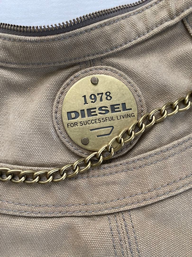 【archive】00s~ DIESEL ショルダーバッグ カーキ