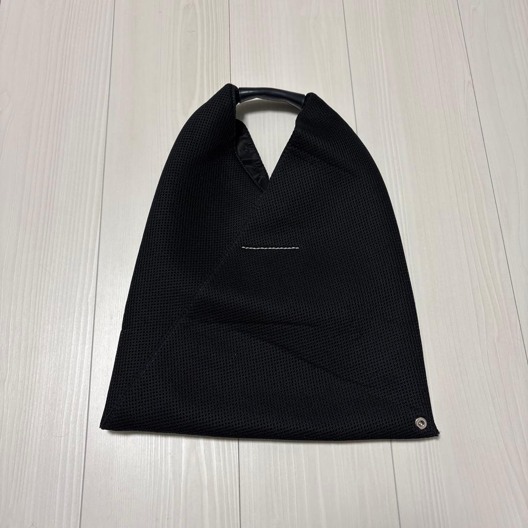 MM6 メッシュ ブラックハンドバッグ