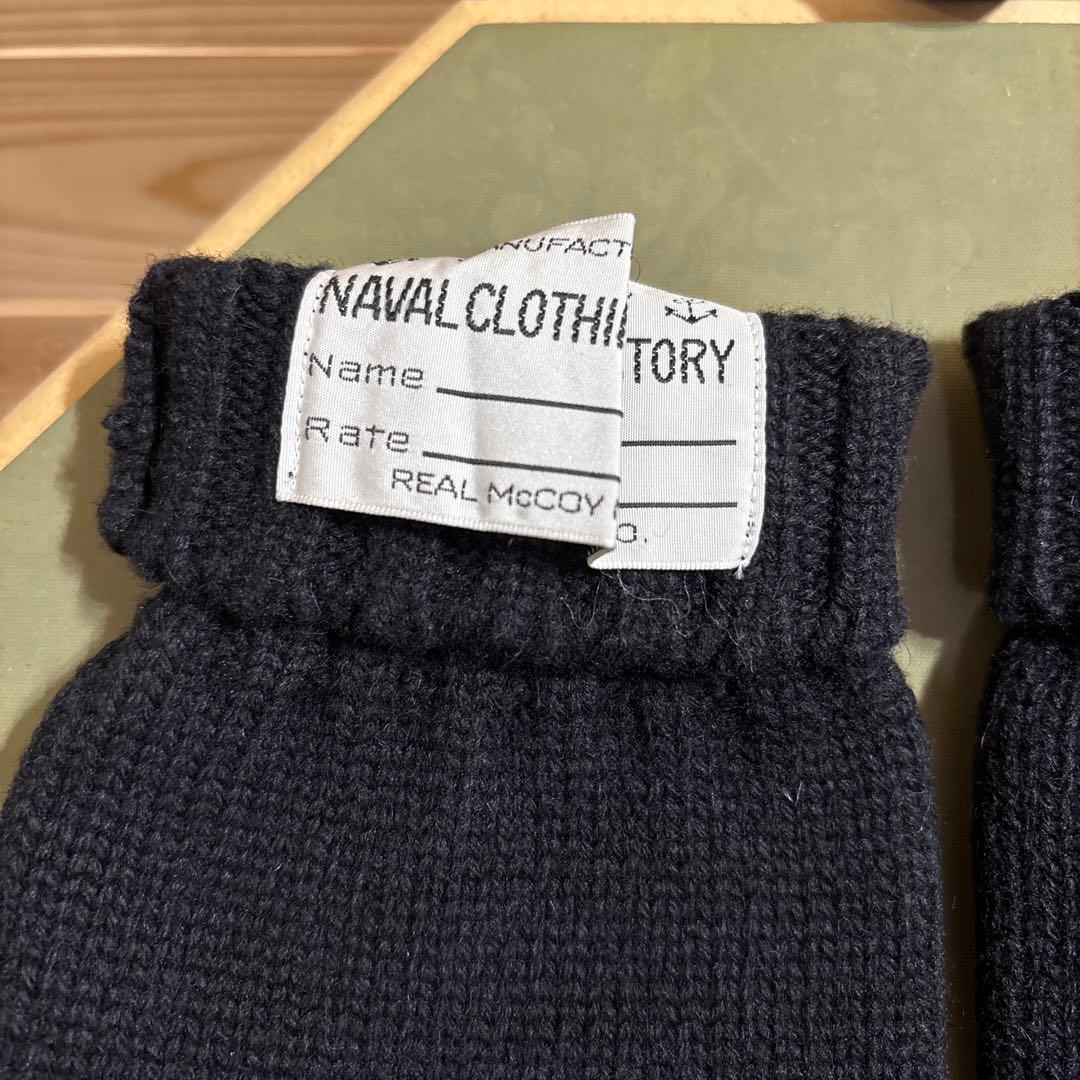 リアルマッコイズ　USNニット手袋　Lot No.MA14101