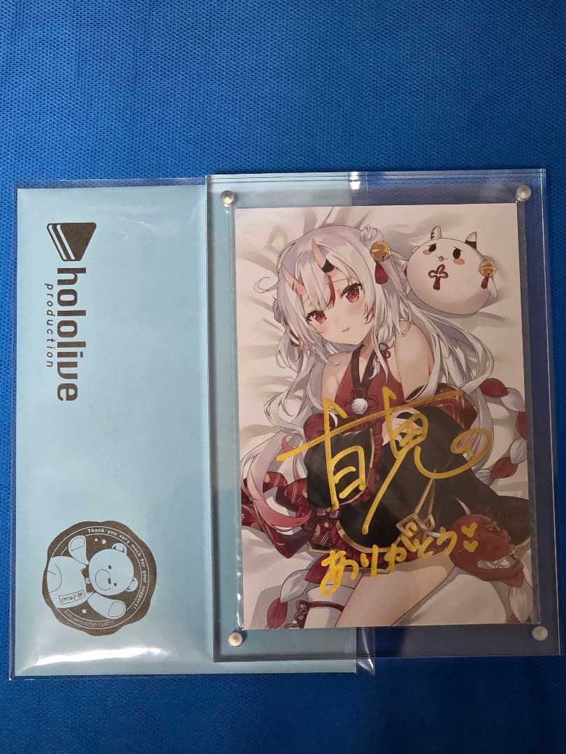 百鬼あやめ　フィギュア　直筆サインポストカード　アクリルスタンド　3点セット