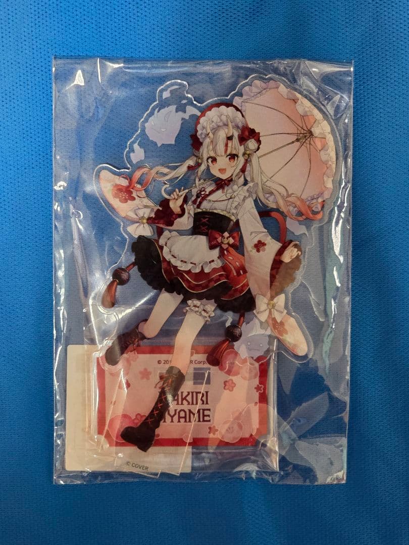 百鬼あやめ　フィギュア　直筆サインポストカード　アクリルスタンド　3点セット