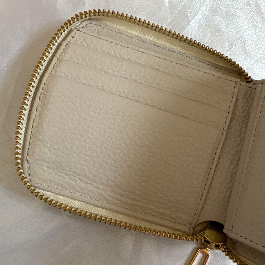 HerSchedule プラチナチャンス金箔ラグジュアリーパイソン 二つ折り財布