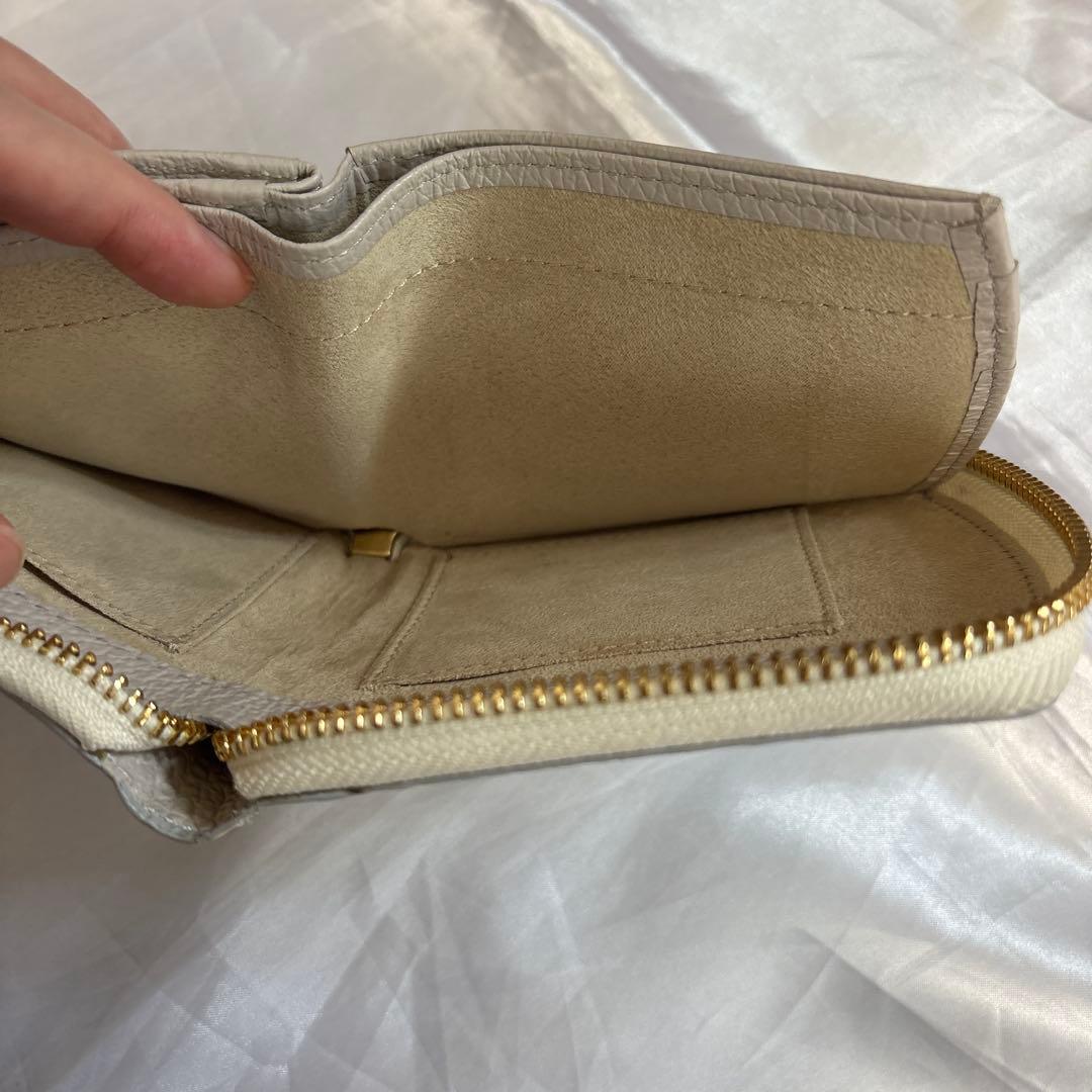 HerSchedule プラチナチャンス金箔ラグジュアリーパイソン 二つ折り財布