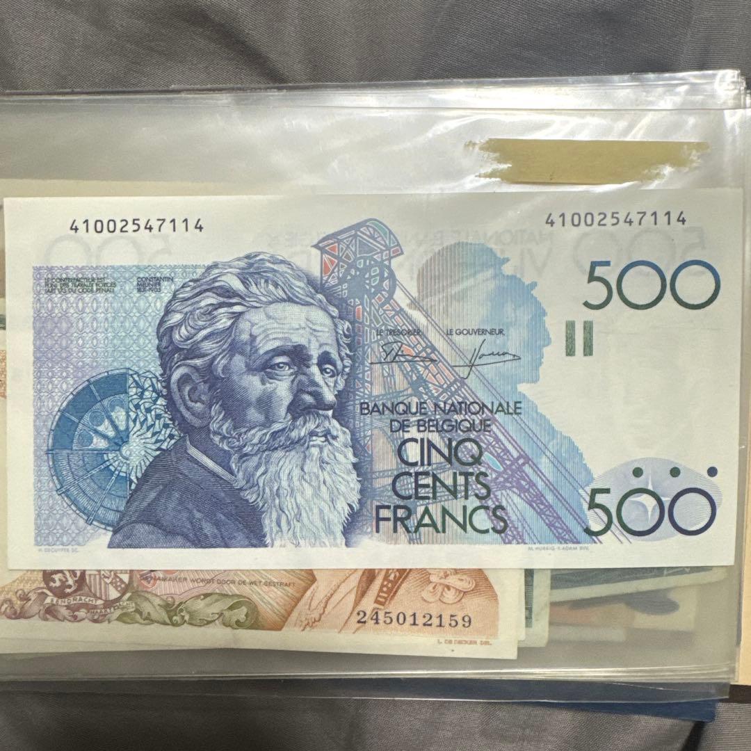 BELGIUM 500フラン1982(CONSTANTIN MEUNIER)