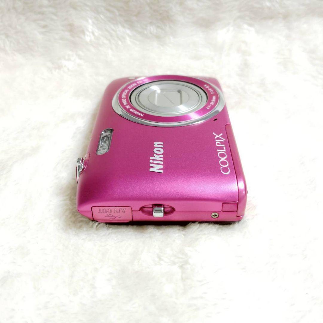 美品✨ Nikon COOLPIX S3500 ピンク 箱 付属品 デジカメ