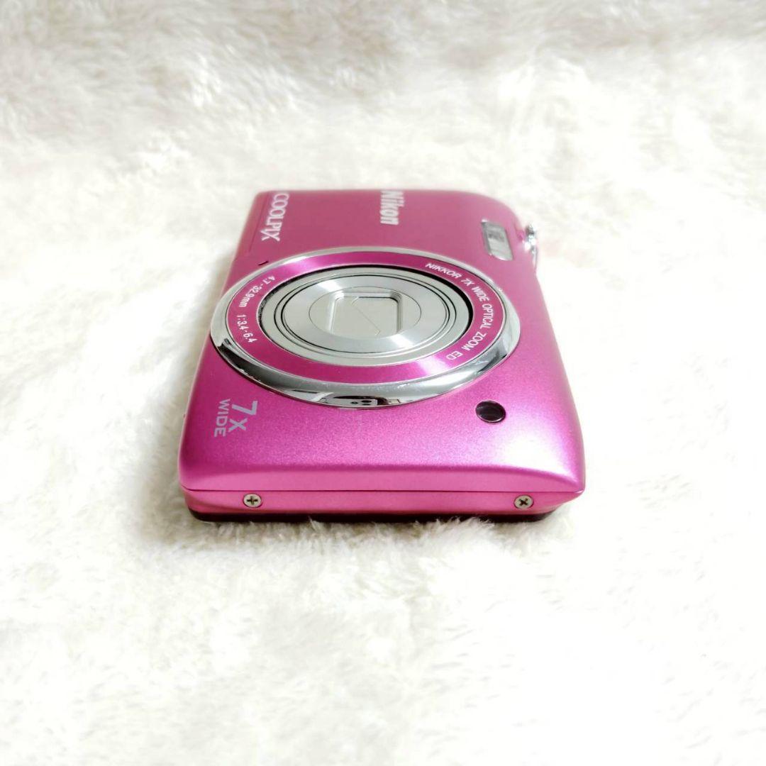 美品✨ Nikon COOLPIX S3500 ピンク 箱 付属品 デジカメ