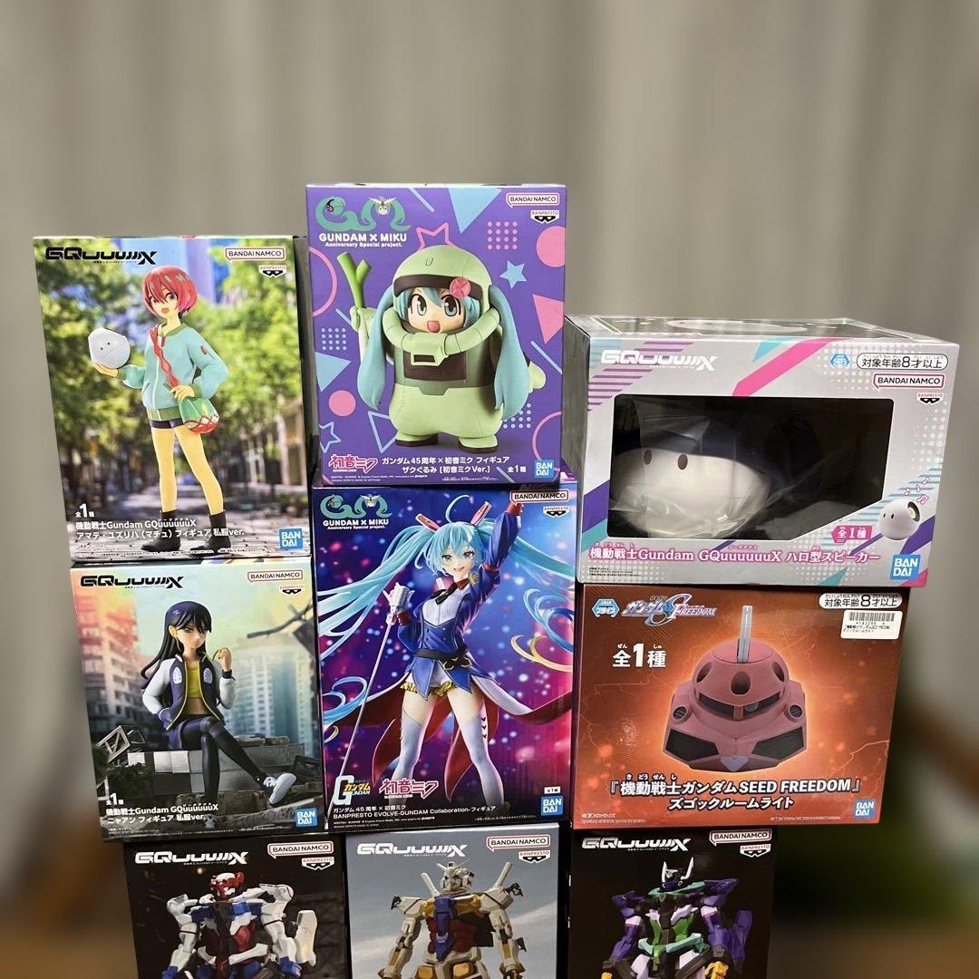 機動戦士ガンダム（ジークアクス） フィギュア　スピーカー　初音ミクまとめ売り