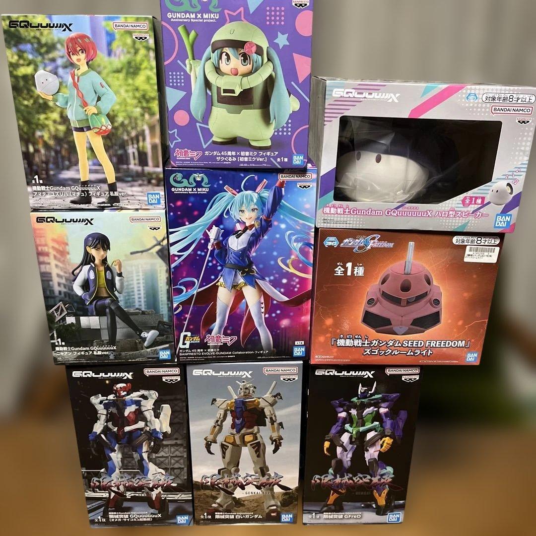 機動戦士ガンダム（ジークアクス） フィギュア　スピーカー　初音ミクまとめ売り