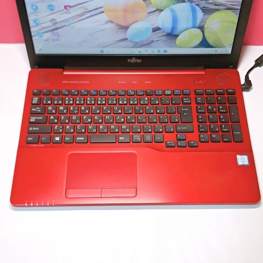 G81 すぐ使える 富士通ノートパソコン 6世代i3 /1000GB Win11