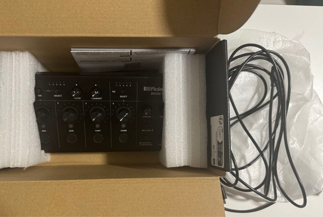 【美品】ローランド　Roland　〔ゲーミングミキサー〕 BRIDGE CAST