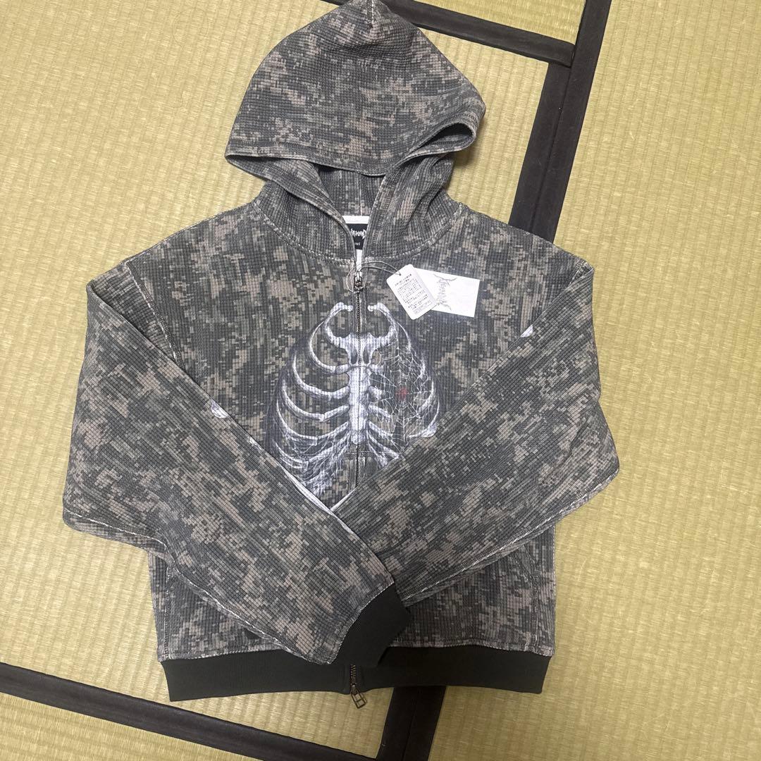 noremid　ボーン　ジップパーカー　S　迷彩