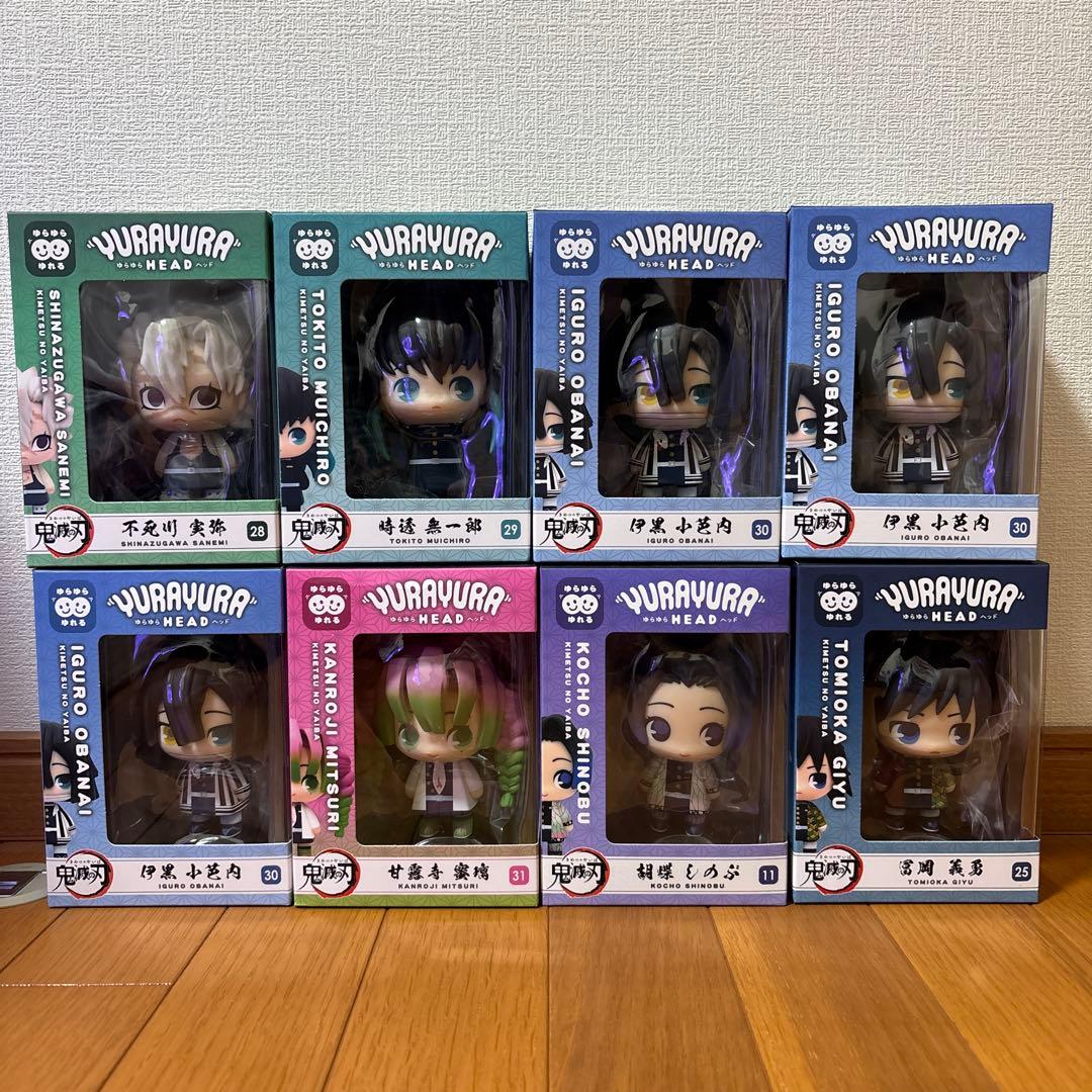 鬼滅の刃　ゆらゆらHEAD 8体セット&MAXIMATIC胡蝶しのぶ
