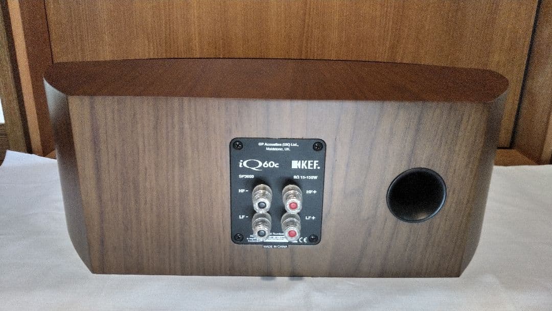 突板仕様 KEF Q Series iQ60c ワンオーナー センタースピーカー