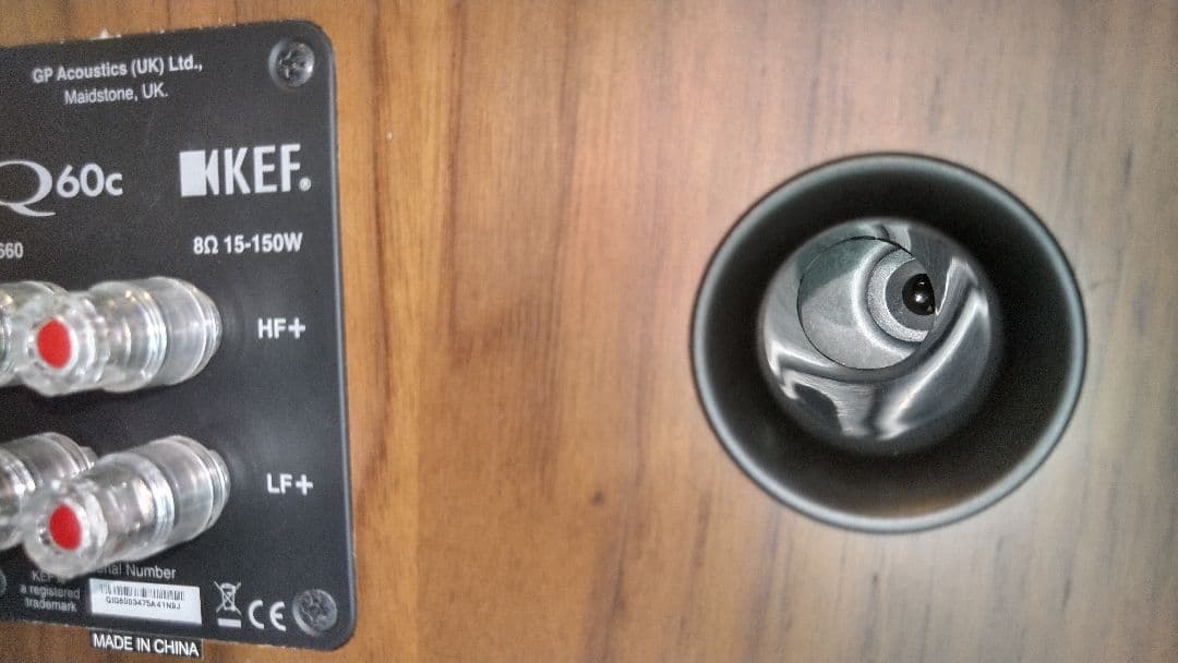 突板仕様 KEF Q Series iQ60c ワンオーナー センタースピーカー