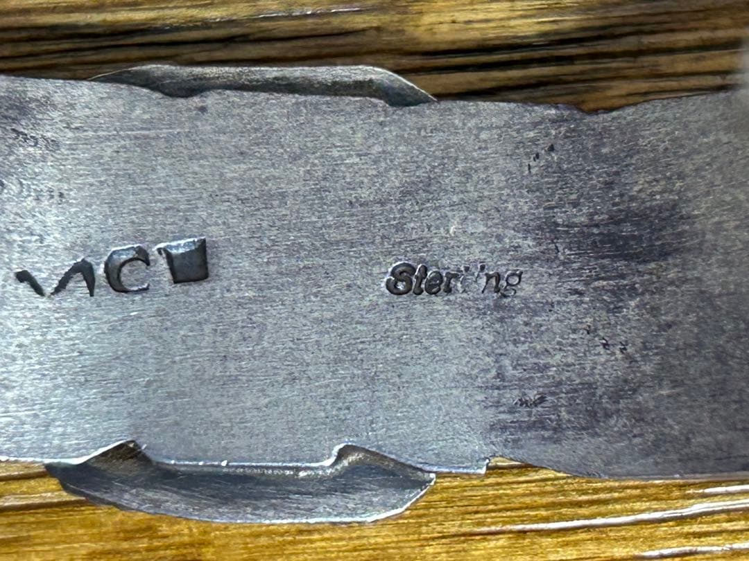 ナバホ　NAVAJO ビンテージ　バングル　シルバーブレスレット　ターコイズ