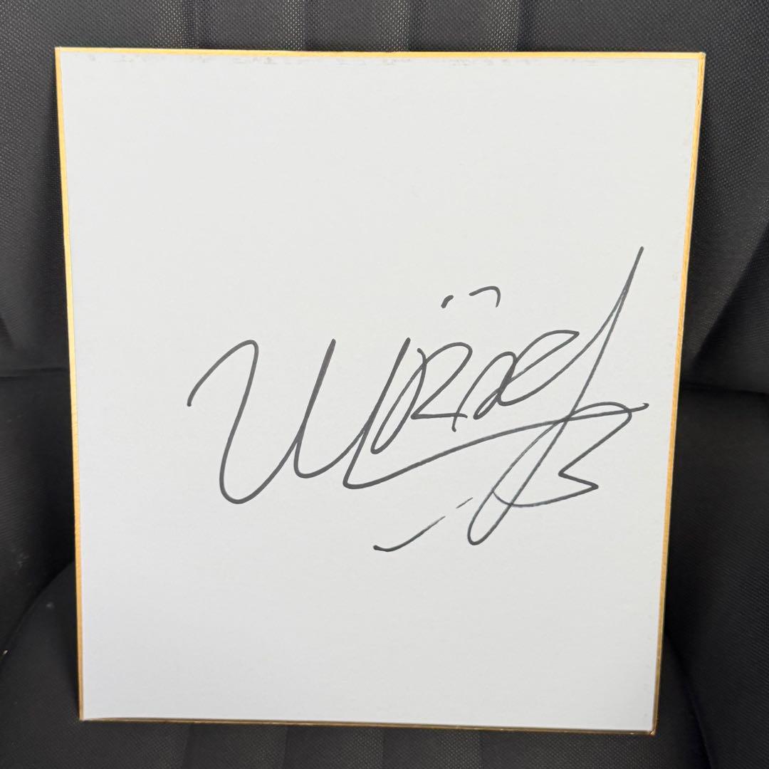 RIZIN シェイドゥラエフ 直筆サイン色紙 朝倉未来