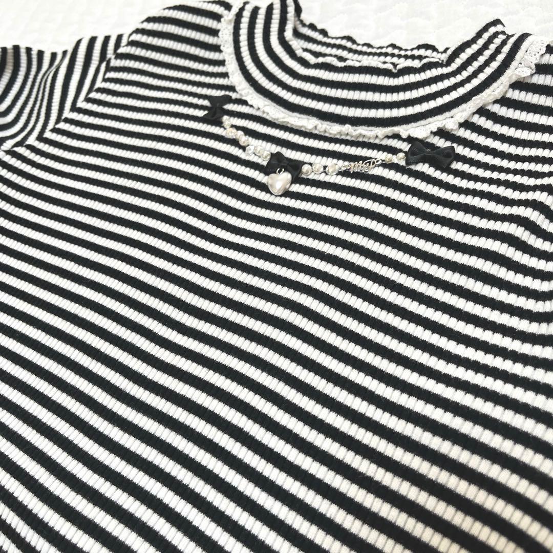 メゾピアノ パールロゴトレーナー フリルショートパンツ テレコTシャツまとめ売り