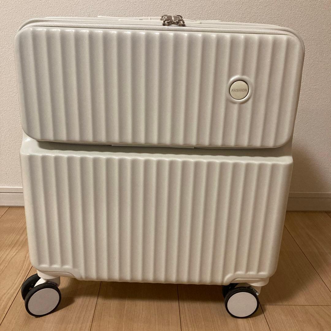 【未使用】スーツケース キャリーケース 前開き　 SSサイズ　48L