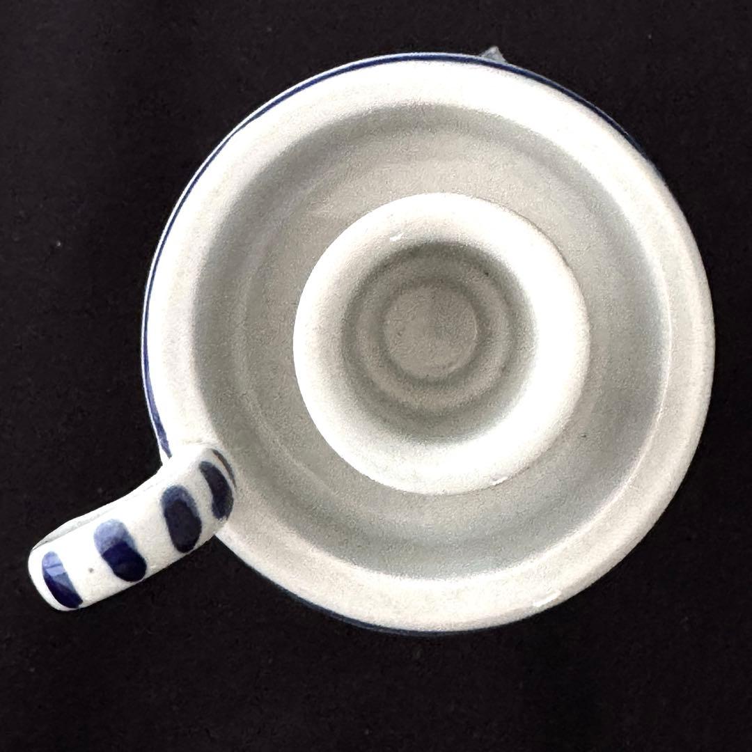 ヴィンテージ　デルフトブルー チャンバースティック 　キャンドルスタンド　672