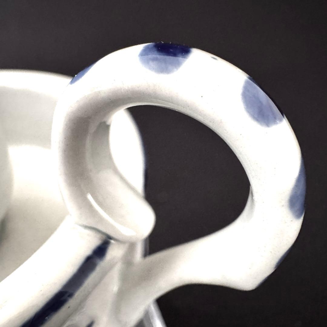 ヴィンテージ　デルフトブルー チャンバースティック 　キャンドルスタンド　672