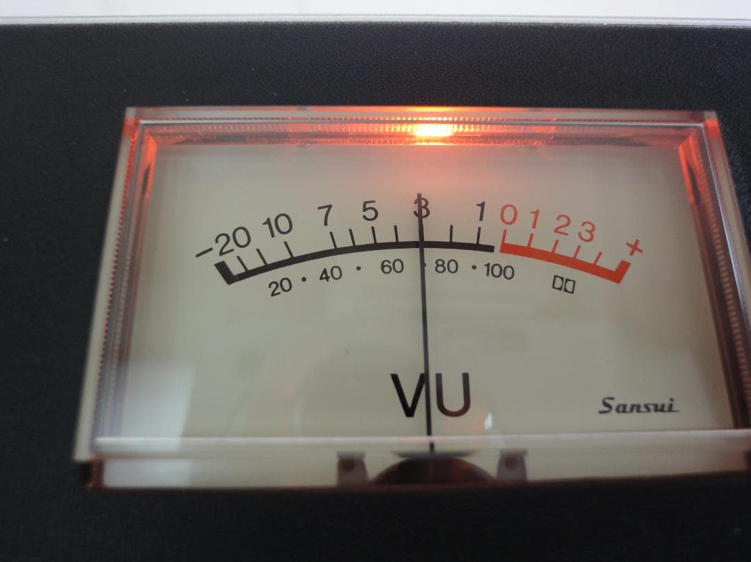 自作ステレオVUメーター187号機（サンスイ未使用新品）