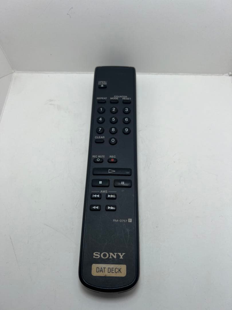 SONY ソニー DAT DECK オーディオリモコン RM-D757