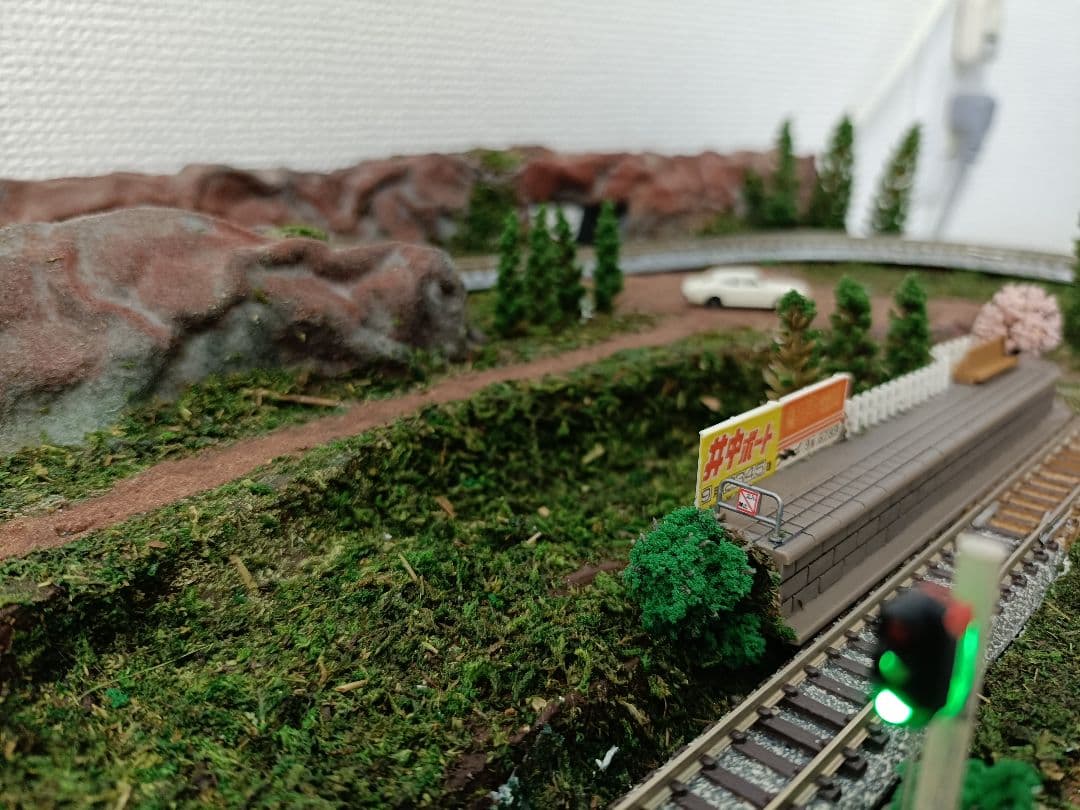 TOMIX 卓上ジオラマ レイアウト パワーユニット 電車 ストラクチャ 信号付